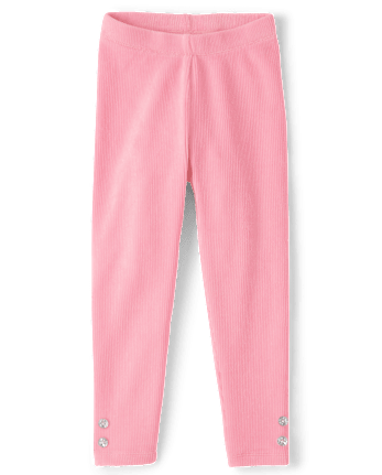 Girls Velour Leggings - Little Snowflake