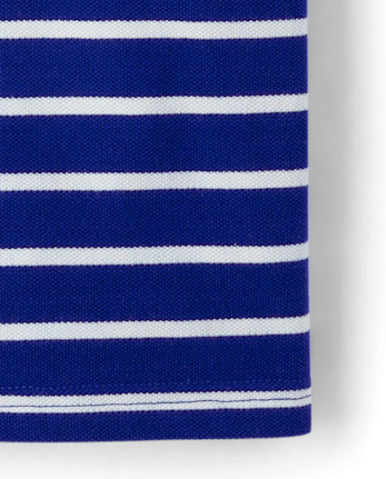 Boys Striped Polo - Little Essentials