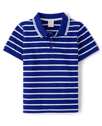Boys Striped Polo - Little Essentials