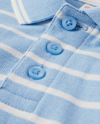 Boys Striped Polo - Little Essentials