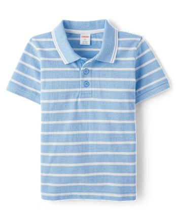 Boys Striped Polo - Little Essentials
