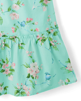 Robe fleurie à volants pour femme «&nbsp;Maman et moi&nbsp;» - Célébrations printanières