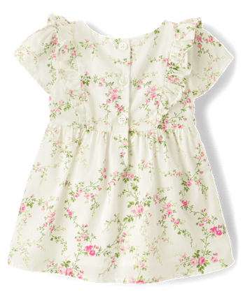 Baby Girls Floral Dress 2-Piece Outfit Set - Homegrown by Gymboree
