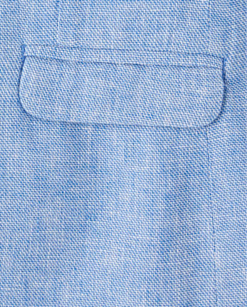 Boys Linen-Blend Blazer - Special Occasions