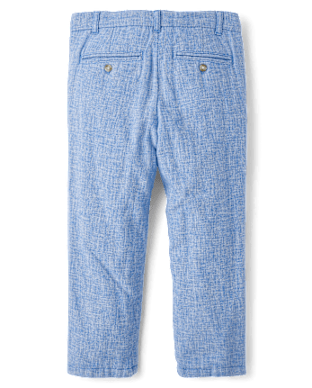 Boys Linen-Blend Dress Pants - Special Occasions