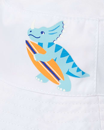 Boys Dino Bucket Hat - Swim