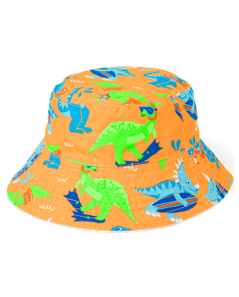 Boys Dino Bucket Hat - Swim