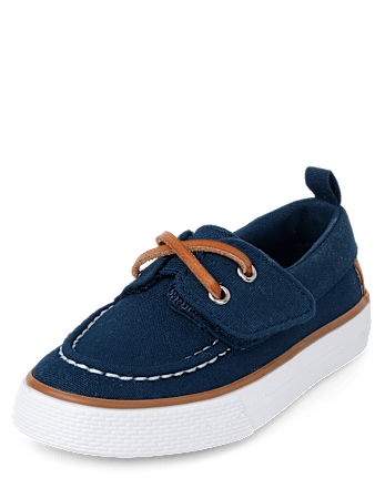 Boys Boat Shoes Little Essentials BLUE Gymboree