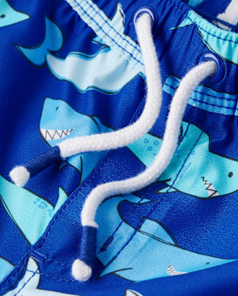Boys Shark Swim Trunks - Swim