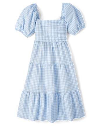 Miami Dress In Denim With Black Ribbon Trim – Dizzy-Lizzie