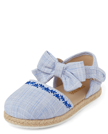 Girls Floral Espadrilles - Italian Riviera
