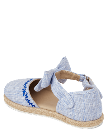 Girls Floral Espadrilles - Italian Riviera