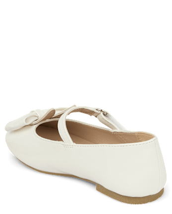 Girls Bunny Bow Ballet Flats - Garden Party