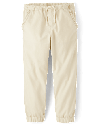 Girls Ruffle Jogger Pants - Little Essentials