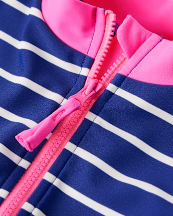 Maillot de bain une pièce à rayures pour fille - Swim