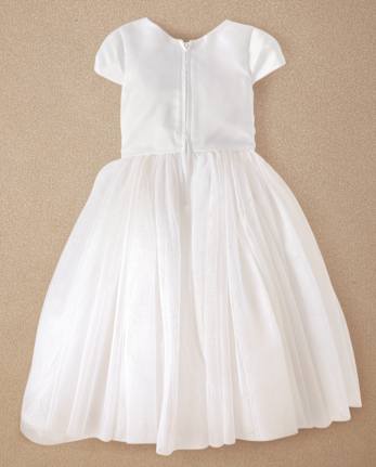 Robe en tulle avec nœud pour fille - Occasions spéciales