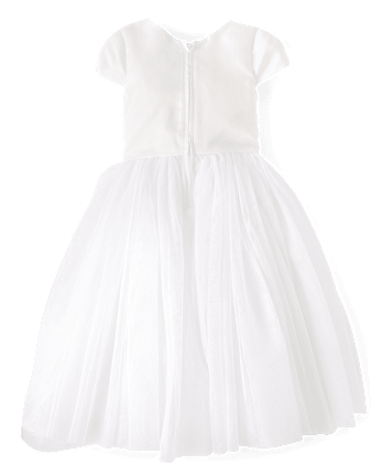 Girls Bow Tulle Dress - Special Occasions