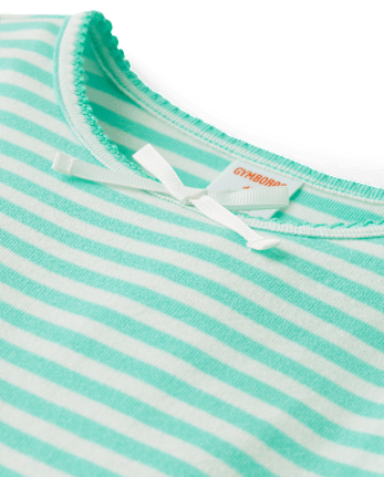 Girls Striped Fit And Flare Dress - Little Essentials