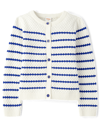 Girls Striped Cardigan - Little Essentials