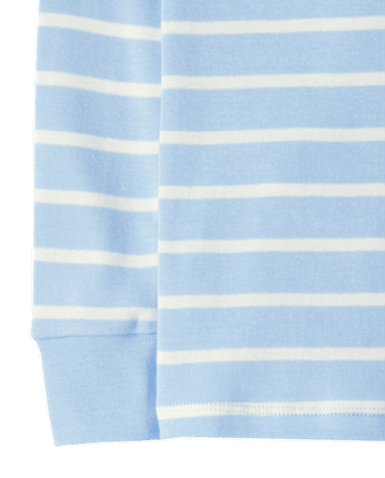 Kids Striped Snug Fit Cotton Pajamas