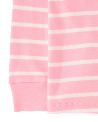 Kids Striped Snug Fit Cotton Pajamas - Gymmies