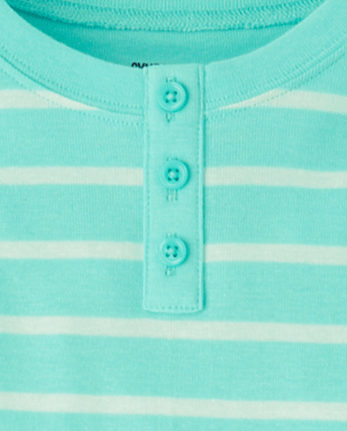 Kids Striped Snug Fit Cotton Pajamas