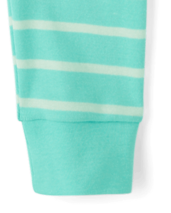Kids Striped Snug Fit Cotton Pajamas
