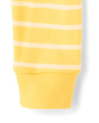 Kids Striped Snug Fit Cotton Pajamas