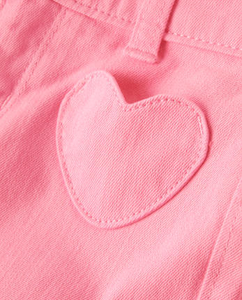 Girls Heart Wide Leg Pants - Little Essentials