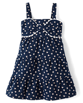 Girls Star Tiered Dress - American Cutie