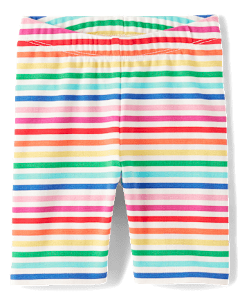 Girls Print Bike Shorts - Little Essentials