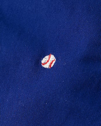 Boys Embroidered Baseball Pull On Shorts - Sweet Summer