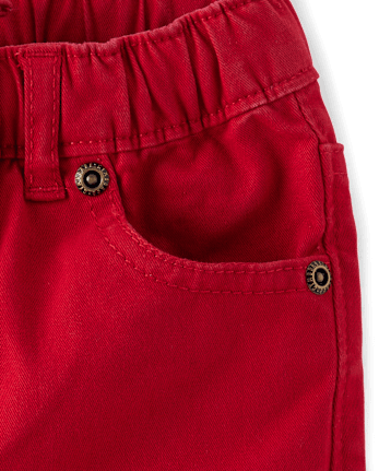 Boys Roll Cuff Pull On Shorts - American Cutie