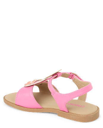 Girls Flamingo Sandals - Seaside Palms
