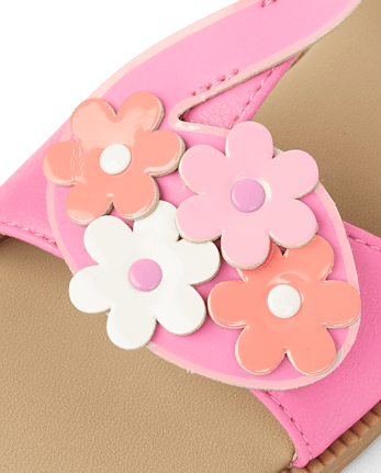 Girls Flamingo Sandals - Seaside Palms