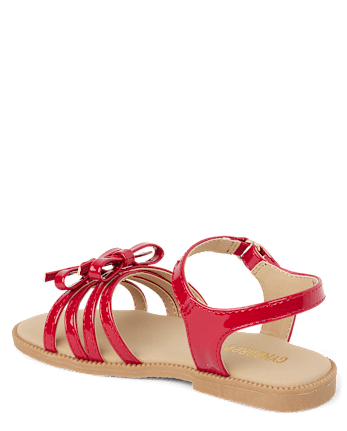 Girls Bow Sandals - American Cutie