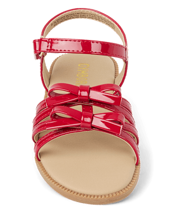 Girls Bow Sandals - American Cutie