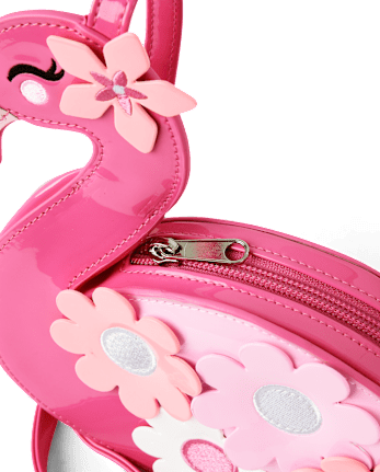 Girls Floral Flamingo Bag - Seaside Palms