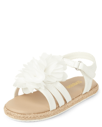 Girls Flower Sandals - Little Essentials