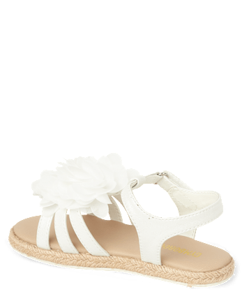 Girls Flower Sandals - Little Essentials