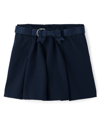 Girls Quick Dry Pleated Skort - Uniform