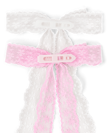 Girls Bow Hair Clip 2-Pack