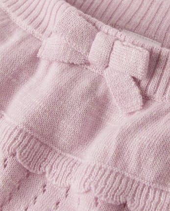 Girls Pointelle Sweater Peplum Skirt - Magical Meadows