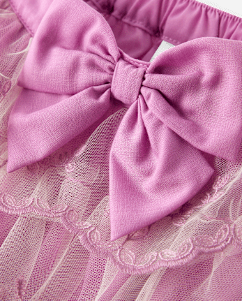Girls Eyelet Lace Tiered Skirt - Magical Meadows