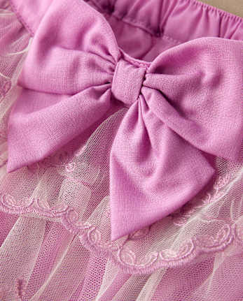 Girls Eyelet Lace Tiered Skirt - Magical Meadows