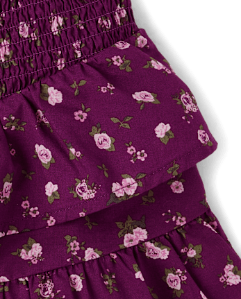 Girls Floral Ruffle Skort - Magical Meadows