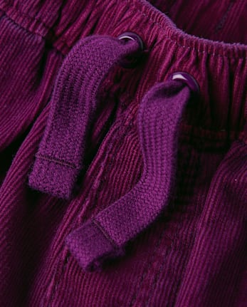 Girls Corduroy Pull On Baggy Cargo Pants - Magical Meadows