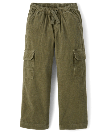 Pantalon cargo ample en velours côtelé pour fille - Magical Meadows