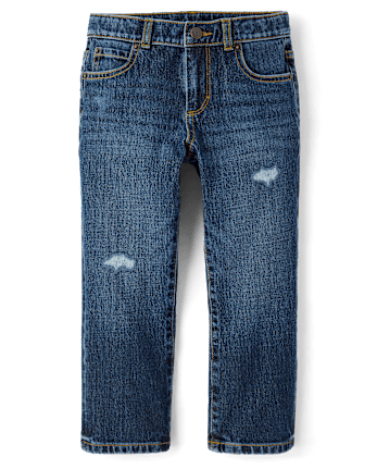 Kids Ripped Relaxed Jeans - Little Essentials
