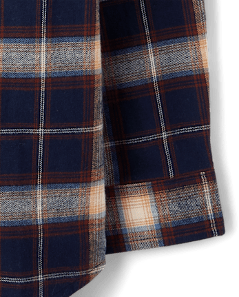 Chemise à carreaux boutonnée pour garçon - Highland Hills